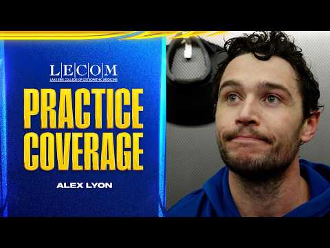 "Feeling Really Good Physically & Mentally" | Alex Lyon After Returning From Injury | Buffalo Sabres