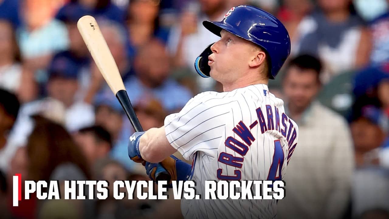 Pete Crow-Armstrong records 1st CYCLE of the season 🔥 | ESPN MLB