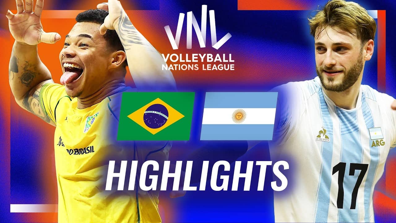 Brazil 🇧🇷 vs. Argentina 🇦🇷 - Highlights | Week 1 | Men's VNL 2026