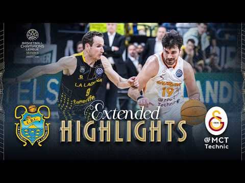 La Laguna Tenerife v Galatasaray MCT Technic | QF | Full Game Highlights | #BasketballCL 2025-26