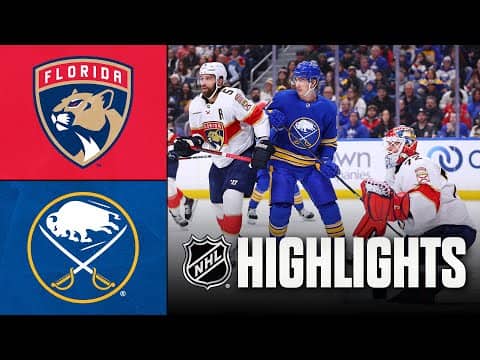 Panthers vs. Sabres | NHL Highlights | January 12, 2026