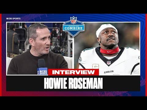 Eagles GM Howie Roseman discusses A.J. Brown's future, shows off his strong sneaker & watch game