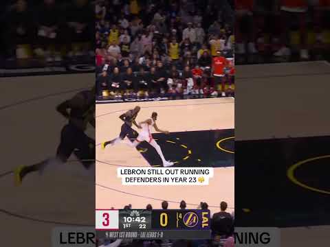 LeBron goes coast-to-coast 😤‼️