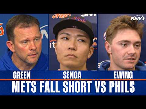 Andy Green, Kodai Senga, A.J. Ewing take stock in another one-run loss for Mets