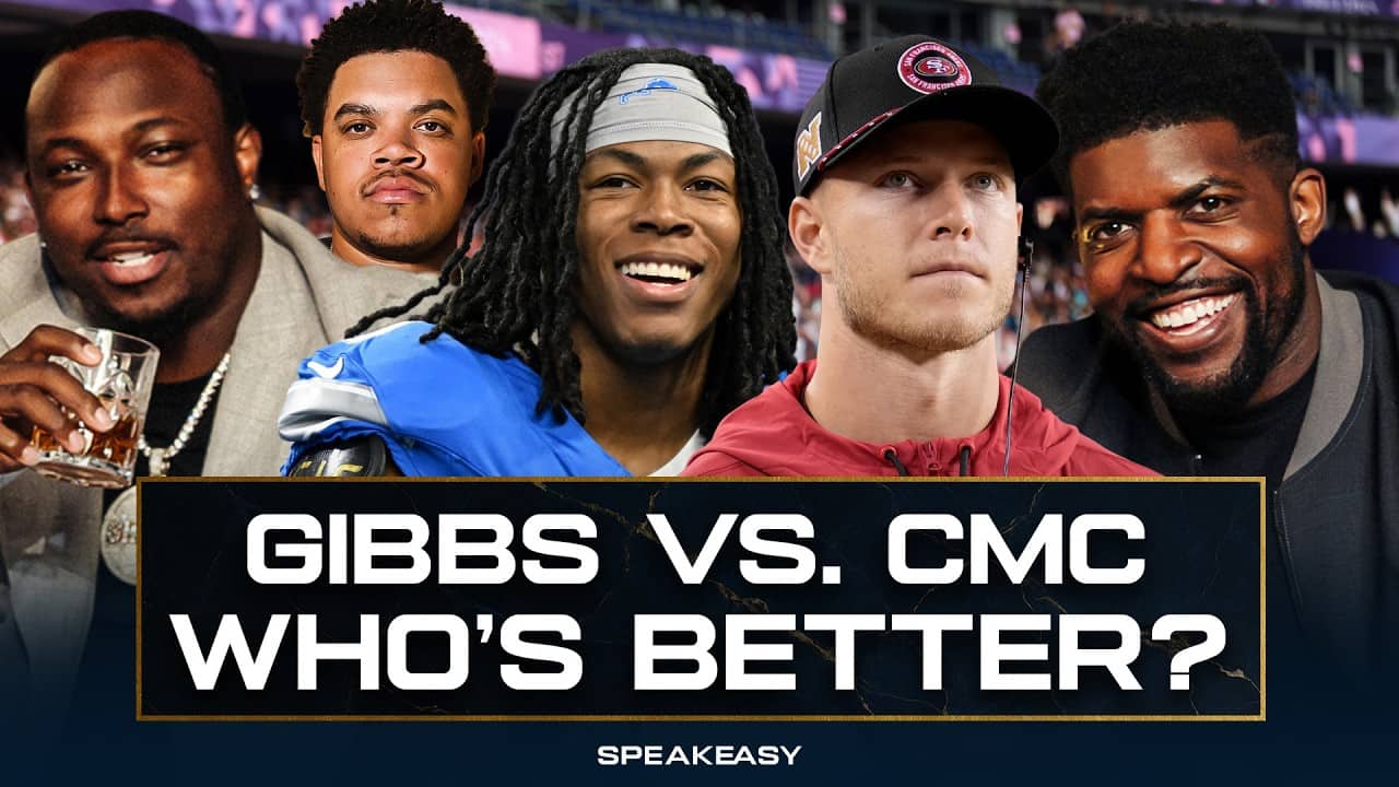 Jahmyr Gibbs vs. Christian McCaffrey: Who’s Better? | The Speakeasy Debates