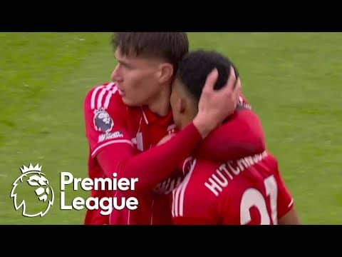 Omari Hutchinson slots home Nottingham Forest's equalizer v. Man City | Premier League | NBC Sports