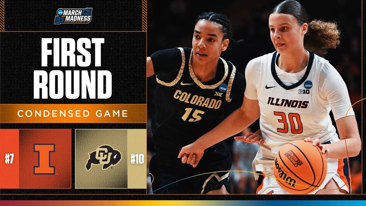 Illinois vs. Colorado - First round NCAA tournament extended highlights