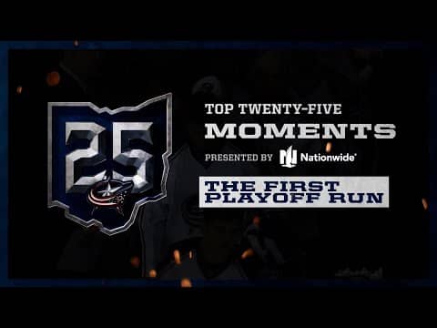 The First Blue Jackets Playoff Run! | Top 25 Moments