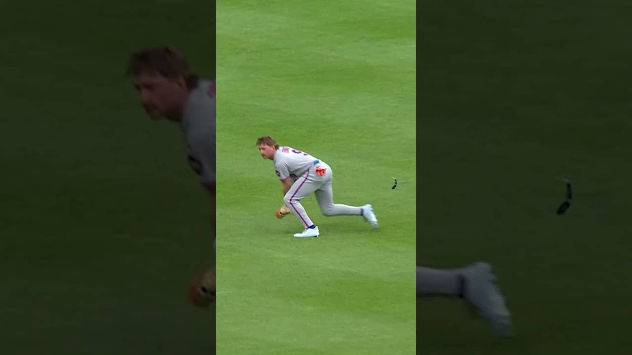 Diving grab by A.J. Ewing 🙌 #mlb #baseball #mets #sports #highlights #baseballszn