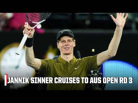 JANNIK SINNER WINS IN STRAIGHT SETS 🍿 'Very special for all of us!' 🎙️ | 2026 Australian Open