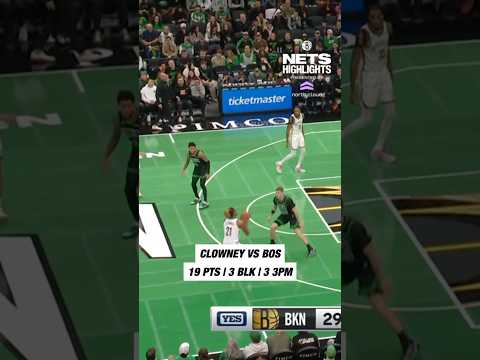 BIG night for Noah Clowney 😤 #nba #highlights #brooklynnets