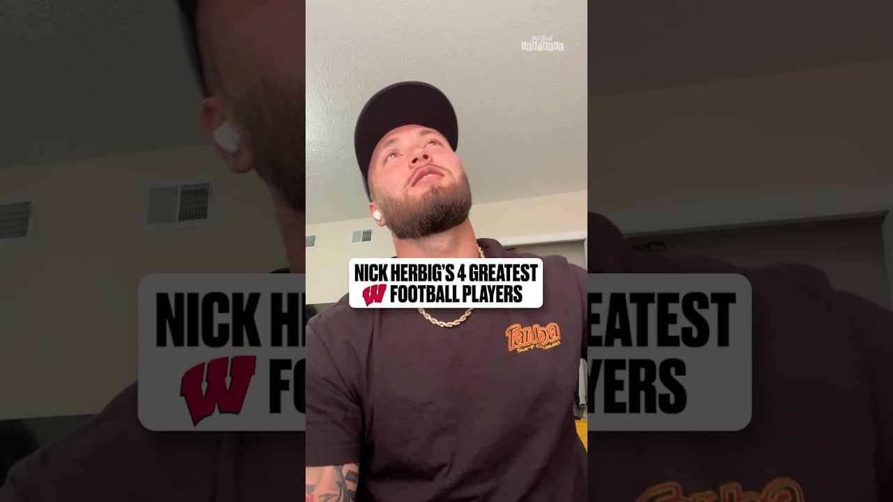 Who did Nick Herbig leave off? 🤔 #wisconsin #cfb