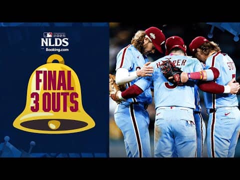 FINAL 3 OUTS: Shohei Ohtani makes final out as Phillies force Game 4 of the 2025 NLDS!