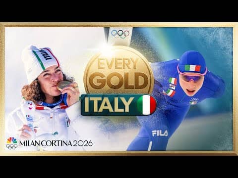 Every gold medal for Italy at the Milan Cortina Olympics