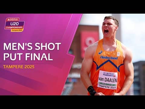 Men's Shot Put Final | Tampere 2025