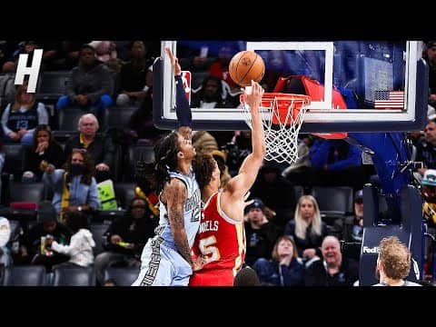 Ja Morant with the INSANE Chase-Down Block 😤