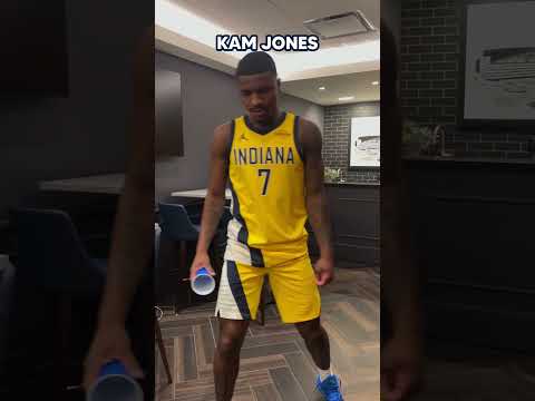 Kam Jones Tries the Catch the Cup Challenge 👀