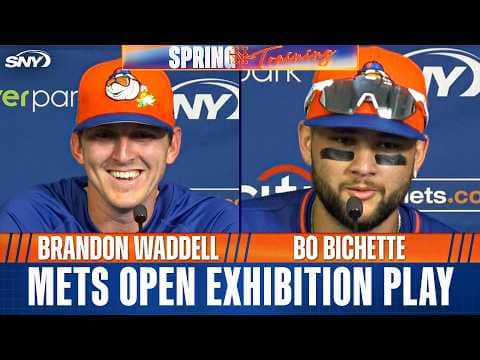 Bo Bichette, Brandon Waddell on their first Mets game action of spring