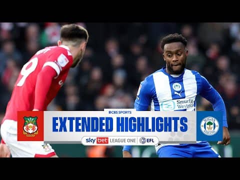 Wrexham vs. Wigan Athletic: Extended Highlights | EFL League One | CBS Sports Golazo