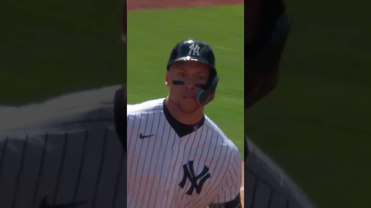 TIED FOR THE MLB LEAD IN HOMERS! π§ββοΈ Aaron Judge's 13th homer of the season!
