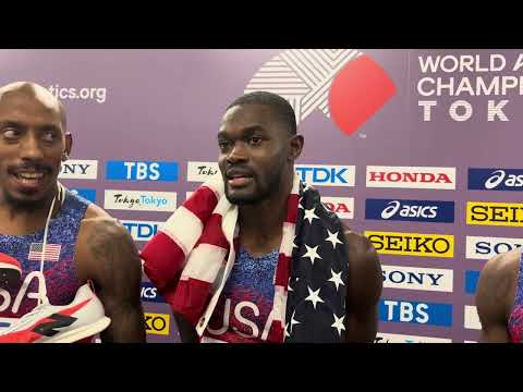 Rai Benjamin & Team USA 4X400 Explain What Happened After Silver Medal at Tokyo World Championships