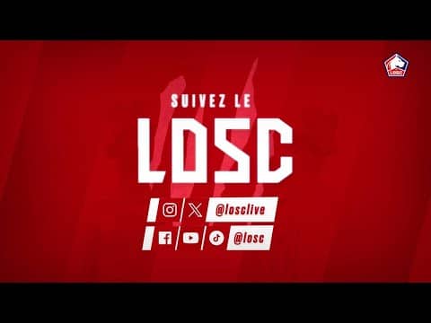 Suivez la conférence de presse après #LOSCFCL🎙️