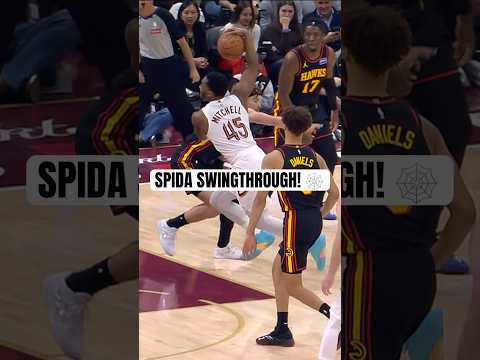 Donovan Mitchell pulling out the signature move