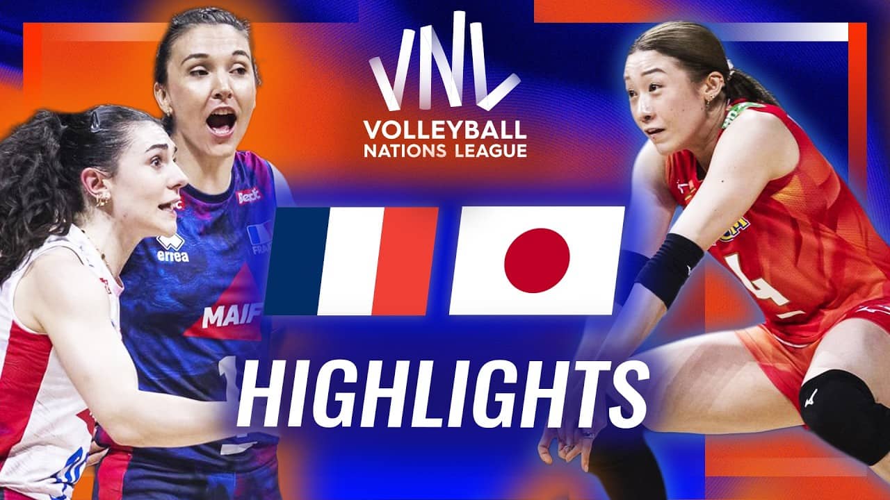 France 🇫🇷 vs. Japan 🇯🇵 - Highlights | Week 1 | Women's VNL 2026