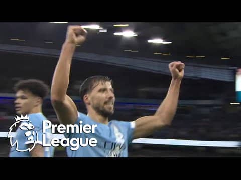 Ruben Dias ROCKETS Manchester City ahead of Sunderland | Premier League | NBC Sports