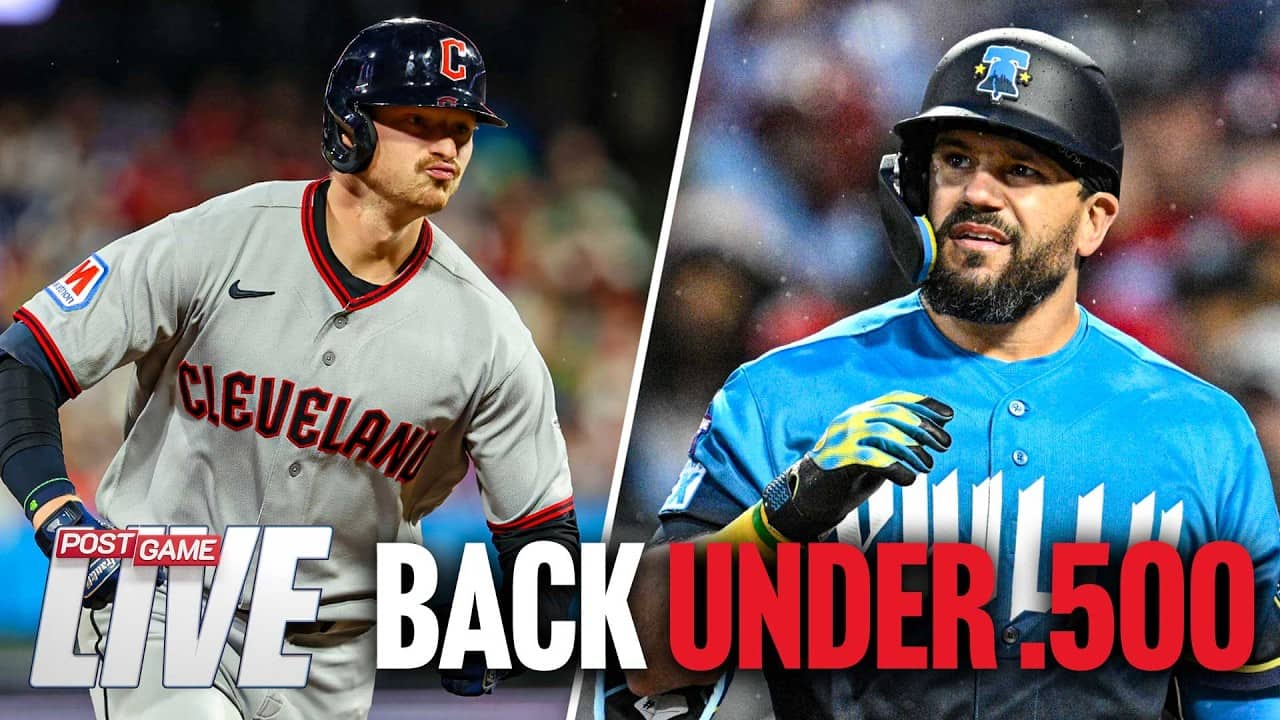 Guardians hit 9th inning homer after pitchers duel to send Phillies below .500 | Phillies PGL