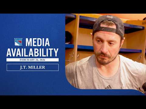 NYR vs PHI: J.T. Miller Pregame Media Availability | Feb. 26, 2026