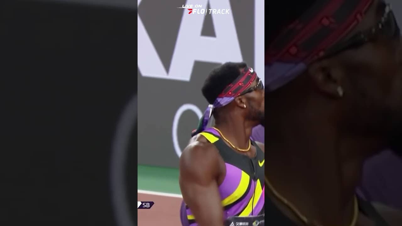 CRAZY 5-Way Finish in Men's 100m Shanghai DL Race