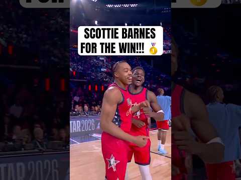 SCOTTIE BARNES DAGGER!!! Secures the win USA Stars 🌟