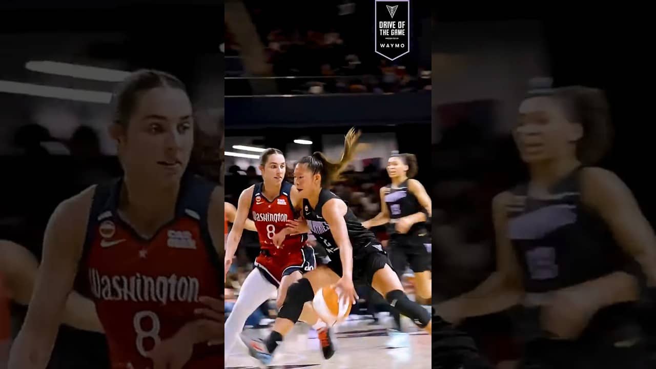 KC hit another gear. ⚡#goldenstatevalkyries #wnba #shorts