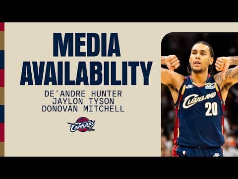 Cavs vs Bulls | De'Andre Hunter, Jaylon Tyson, Donovan Mitchell Post Game | 11.8.2025