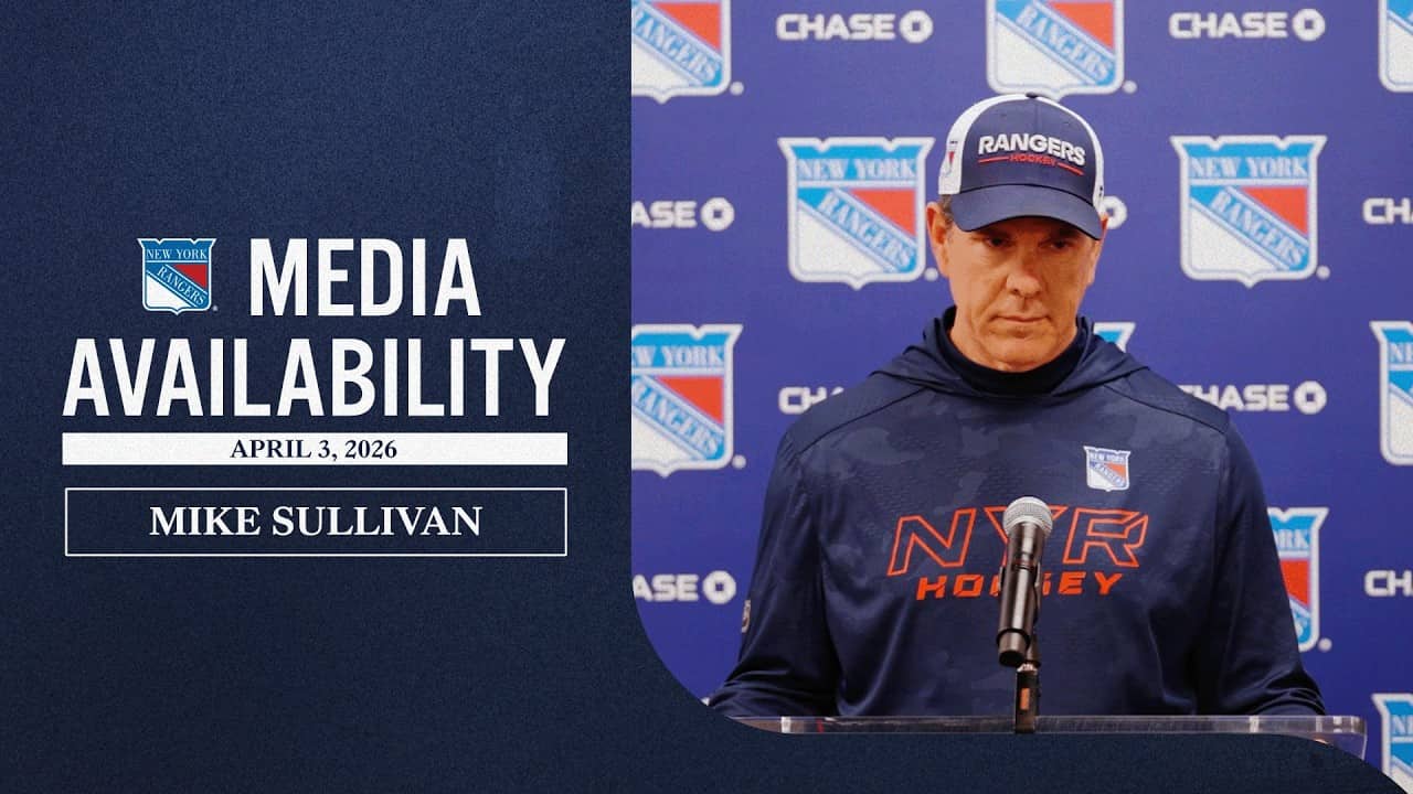 NYR Practice: Mike Sullivan Media Availability | April 3, 2026