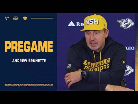 Andrew Brunette Pregame: Dec. 9, 2025