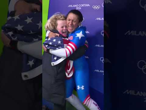 So wholesome to see Elana Meyers Taylor share this moment with her loved ones. 🥇🥹