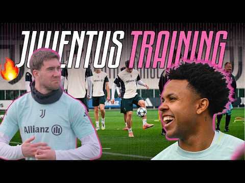 INSIDE JUVENTUS TRAINING ⚪️⚫️ | With Vlahović, Yıldız, McKennie & more