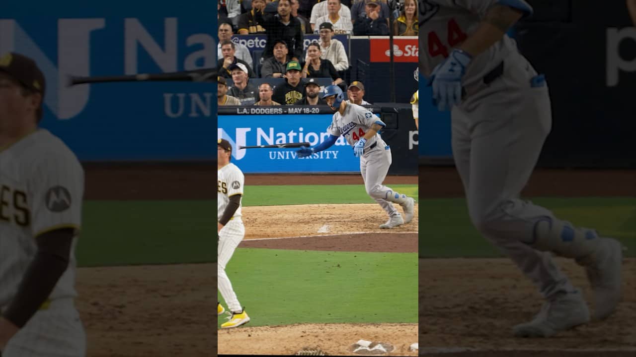 An incredible at-bat from Andy for the W. #dodgers #sports #losangeles