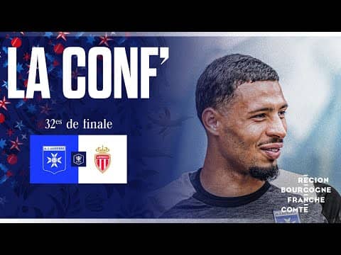 Coupe de France - La conférence de presse de Christophe Pelissier et Théo De Percin avant AJA-Monaco