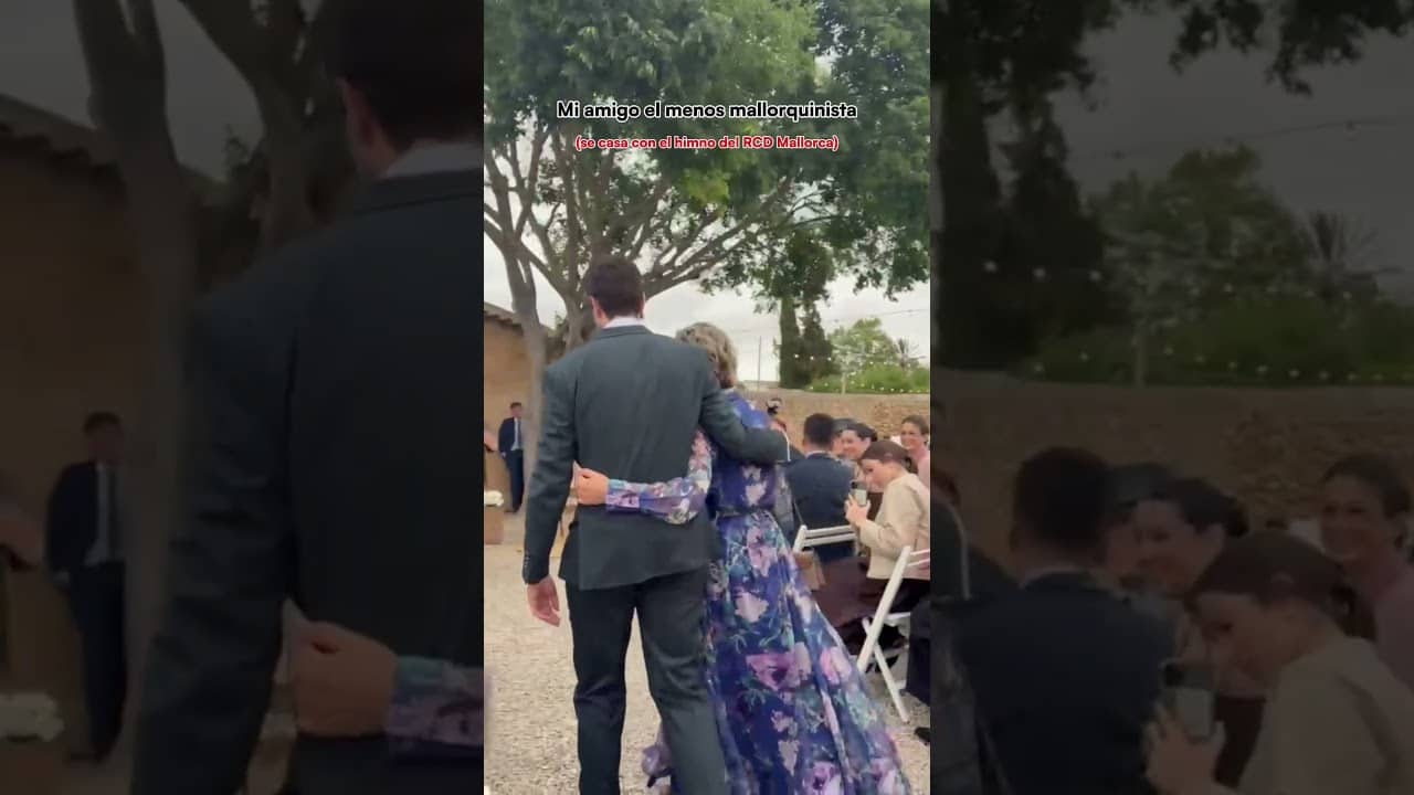 Se casa con el himno del Mallorca 😱