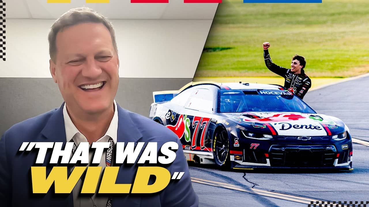 NASCAR CEO Steve O'Donnell Reacts to Carson Hocevar's Win | Inside the Race