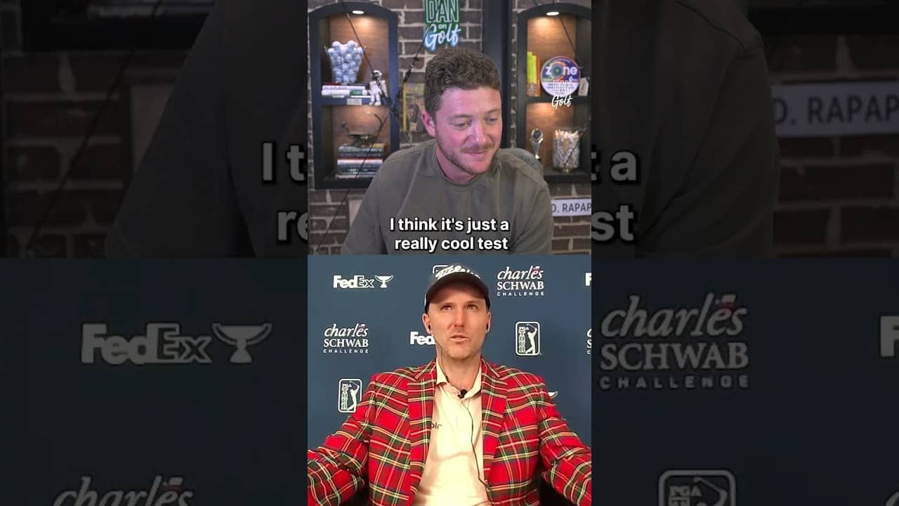 "I hit every single different shot you could hit this week."