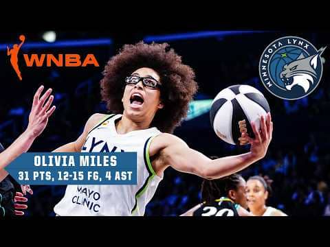 Olivia Miles DOMINATES AGAIN 😤 Most 1st half PTS ever for Lynx rookie | WNBA on ESPN