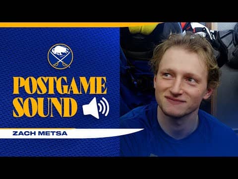"It's Pretty Special" | Zach Metsa After First NHL Goal In Win Over Canucks | Buffalo Sabres