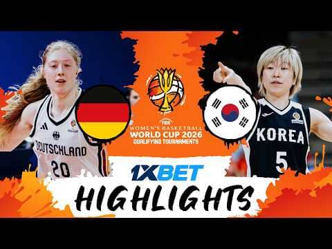 Germany 🇩🇪 v Korea 🇰🇷 | Highlights | #FIBAWWC 2026 Qualifying Tournament