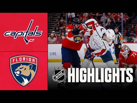 Capitals vs. Panthers | NHL Highlights | December 29, 2025