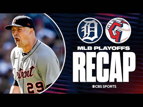 Tarik Skubal's career-high 14 strikeouts help Tigers take down Guardians in Game 1 | Wild Card Recap