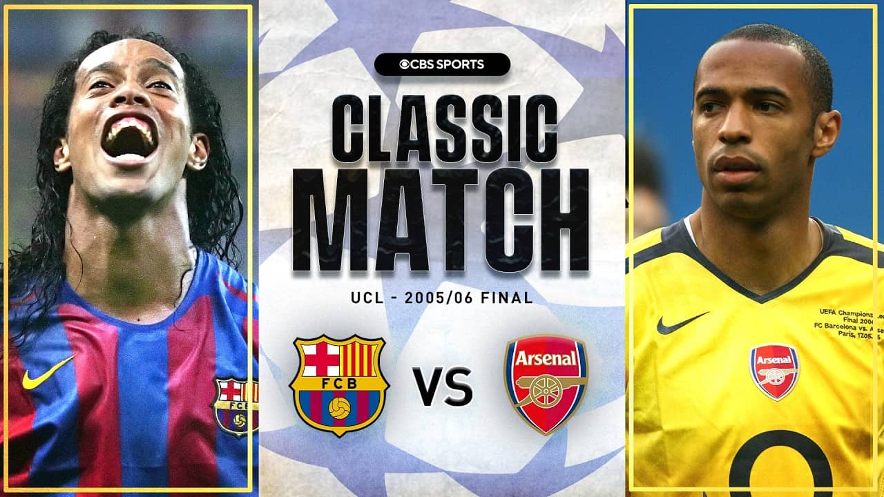 Barcelona vs. Arsenal Highlight: 2006 FINAL | Ronaldinho vs. Henry 🤩 | UEFA Champions League